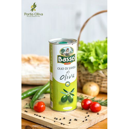 Масло оливковое BASSO Pomace olive oil, 1л