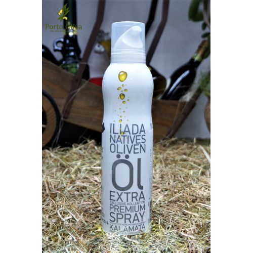 Масло оливковое премиум ILIADA Kalamata спрей, 200мл